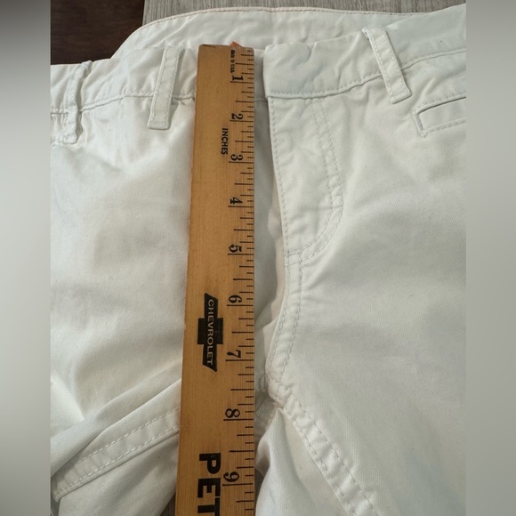 Tory Burch White Chino Ankle Length Pants Mid Rise Size 27 *Read - Picture 9 of 12